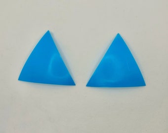 Triangle 3D printed hard base pasties custom color and size