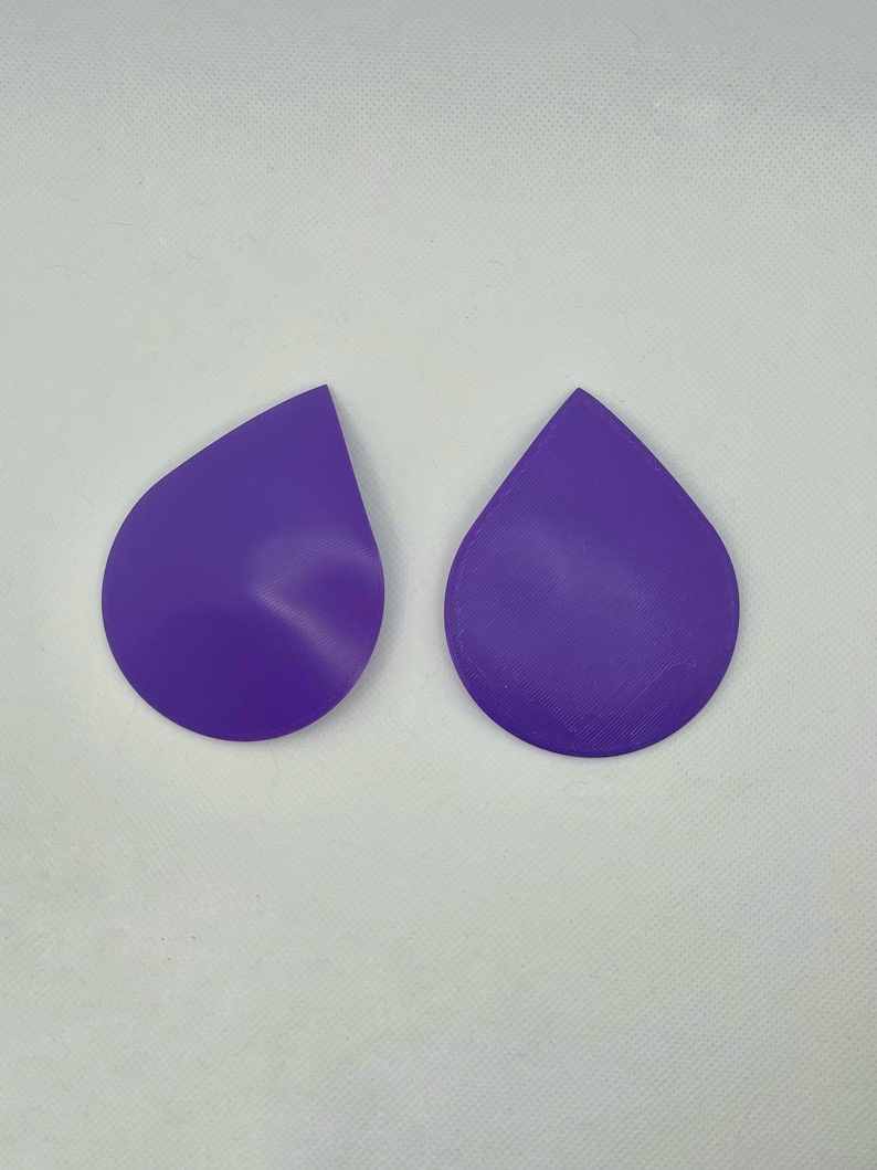 TearDrop Pastie Blanks 3D printed pasties hard base pasties image 1