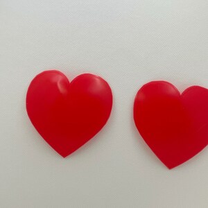 Heart Pastie Blanks 3D printed pasties hard base pasties image 10