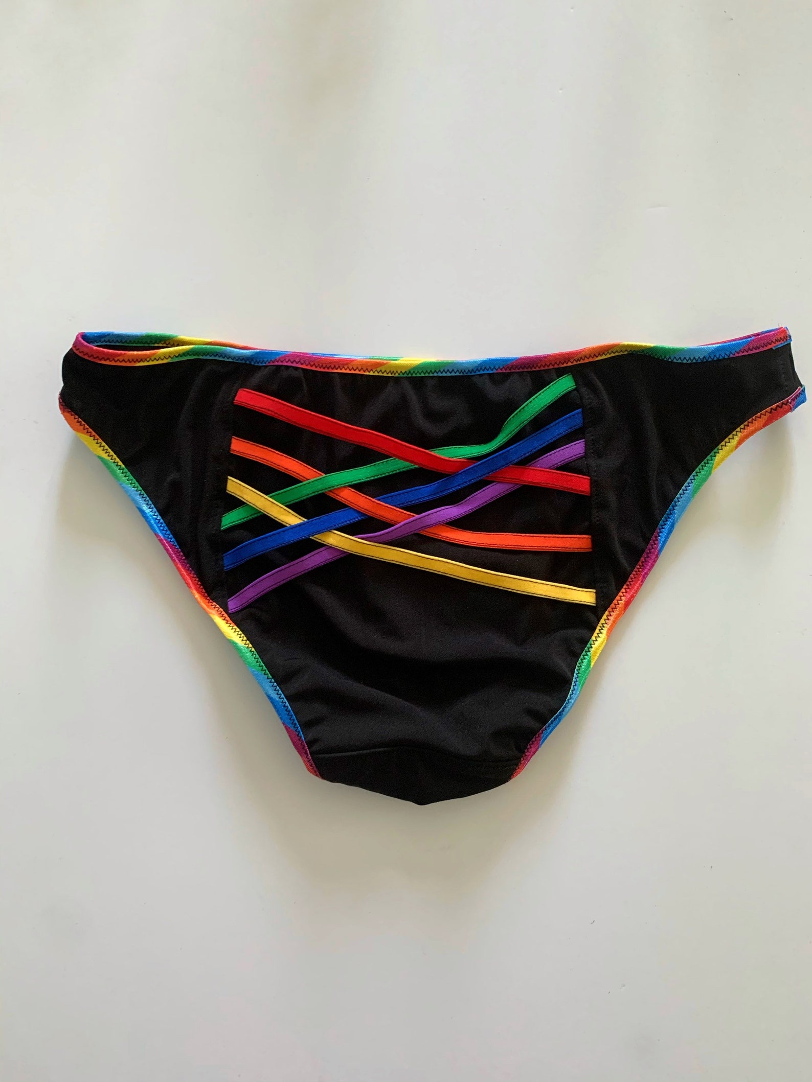Pride Rainbow Bikini Panties XS-5X rainbow love is love gay | Etsy