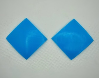 Square diamond 3D printed hard base pasties custom color and size