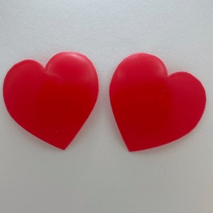 Heart Pastie Blanks 3D printed pasties hard base pasties image 1