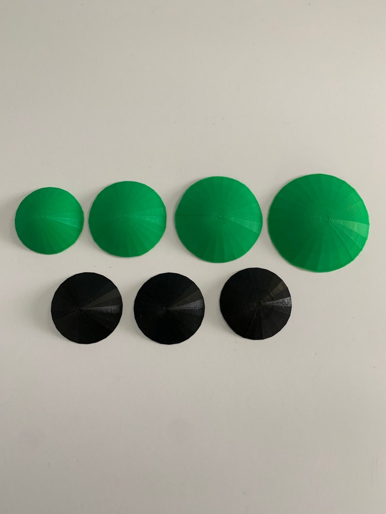 3D printed hard base pasties custom color and size image 2