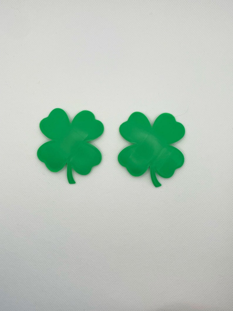 Four leaf clover Pastie Blanks 3D printed pasties hard base pasties Shamrock image 3