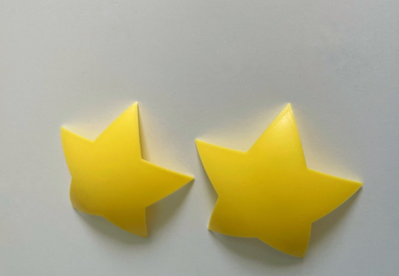 5 POINTED STAR Pastie Blanks 3D printed pasties hard base pasties image 9