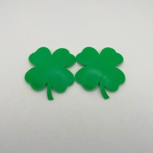 Four leaf clover Pastie Blanks 3D printed pasties hard base pasties Shamrock image 1