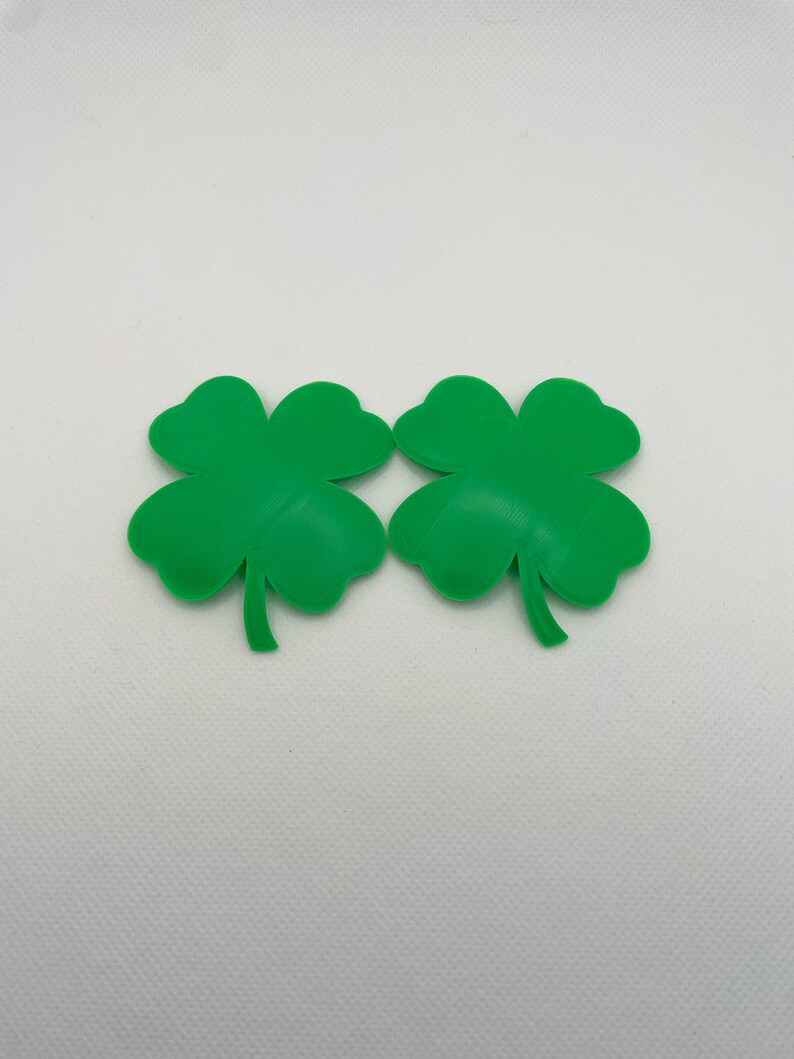 Four leaf clover Pastie Blanks 3D printed pasties hard base pasties Shamrock image 1