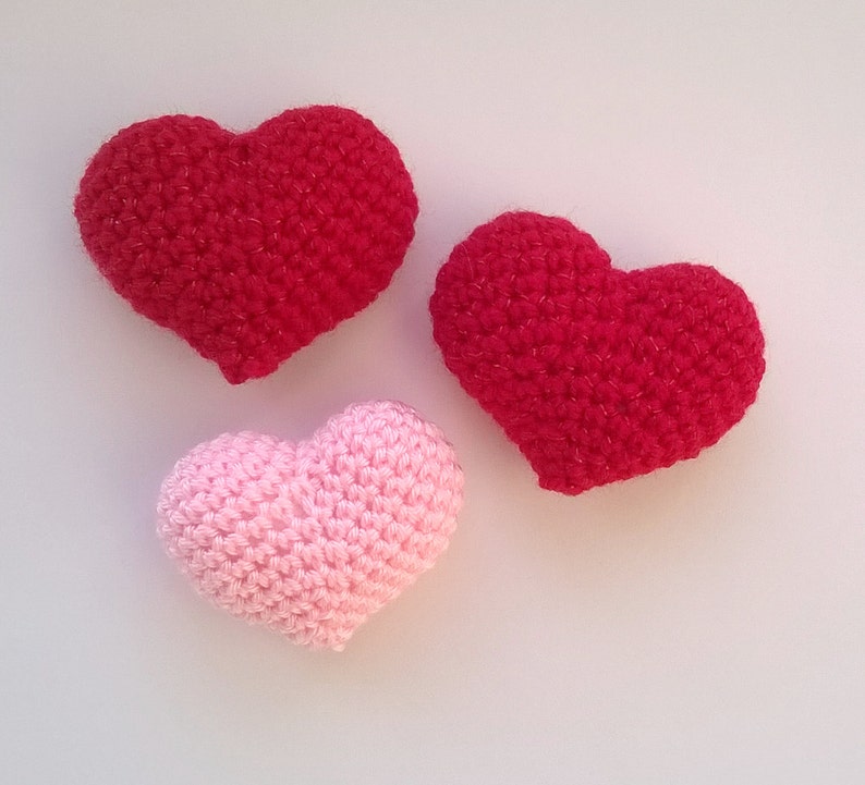 Heart Crochet Pattern Red Heart Crochet Etsy