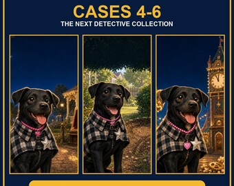 Pup-Pers Cases 4-6 Kids Detective Ebook Bundle, 3 Interactive Mysteries, Ages 3-8