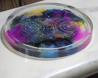 Celestial Eye Resin Coaster