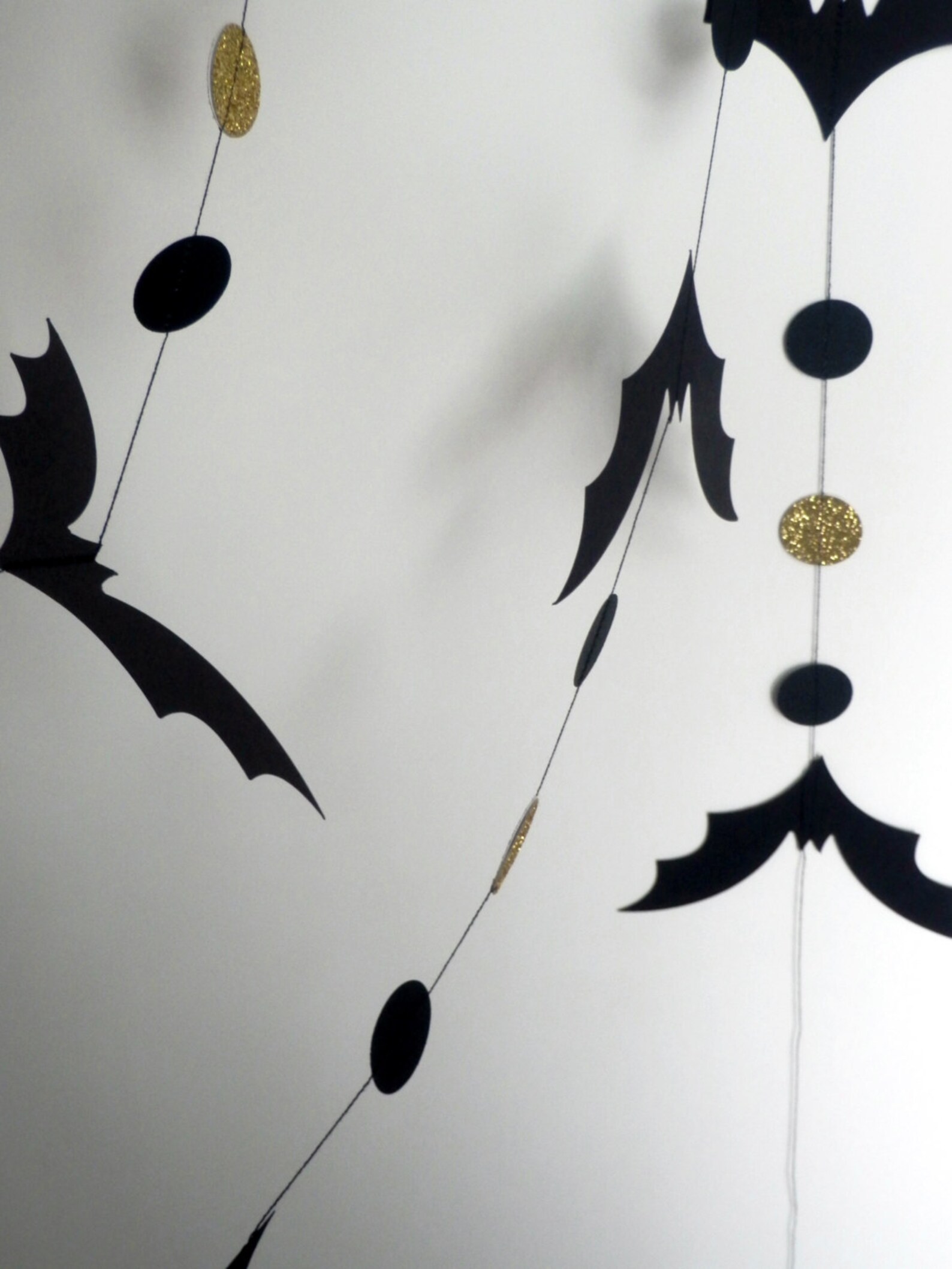 Black Halloween Garland
 Halloween Garland Bat Garland Black Halloween Garland Etsy