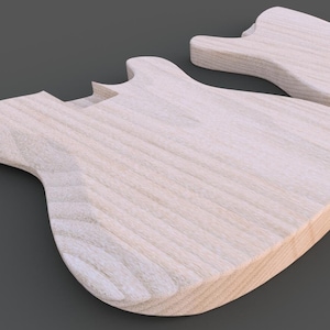 Guitar Body | U6G | Model 1 | 3D CNC CAD STL File