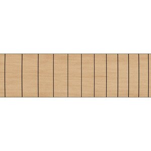 May include: A wooden fretboard with 21 frets, used for a guitar or other stringed instrument.