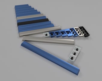 Profilo Cherry, file 3D dei tasti compatibili con mx di TUTTE LE BARRE SPAZIATRICI! Stampa in 3D o realizza con CNC i tuoi tasti!