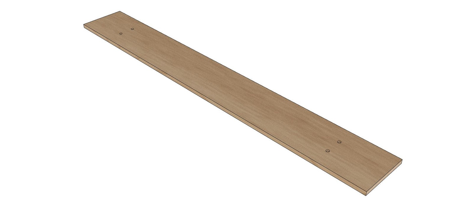 Universal 25.5F Scale Fretboard | 3D CAD Model (STEP F3D Fusion 360 ...