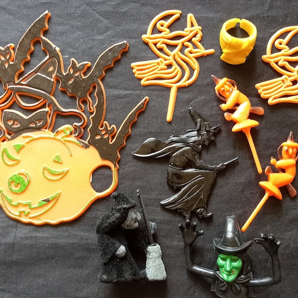 Witch Cake Topper - Etsy