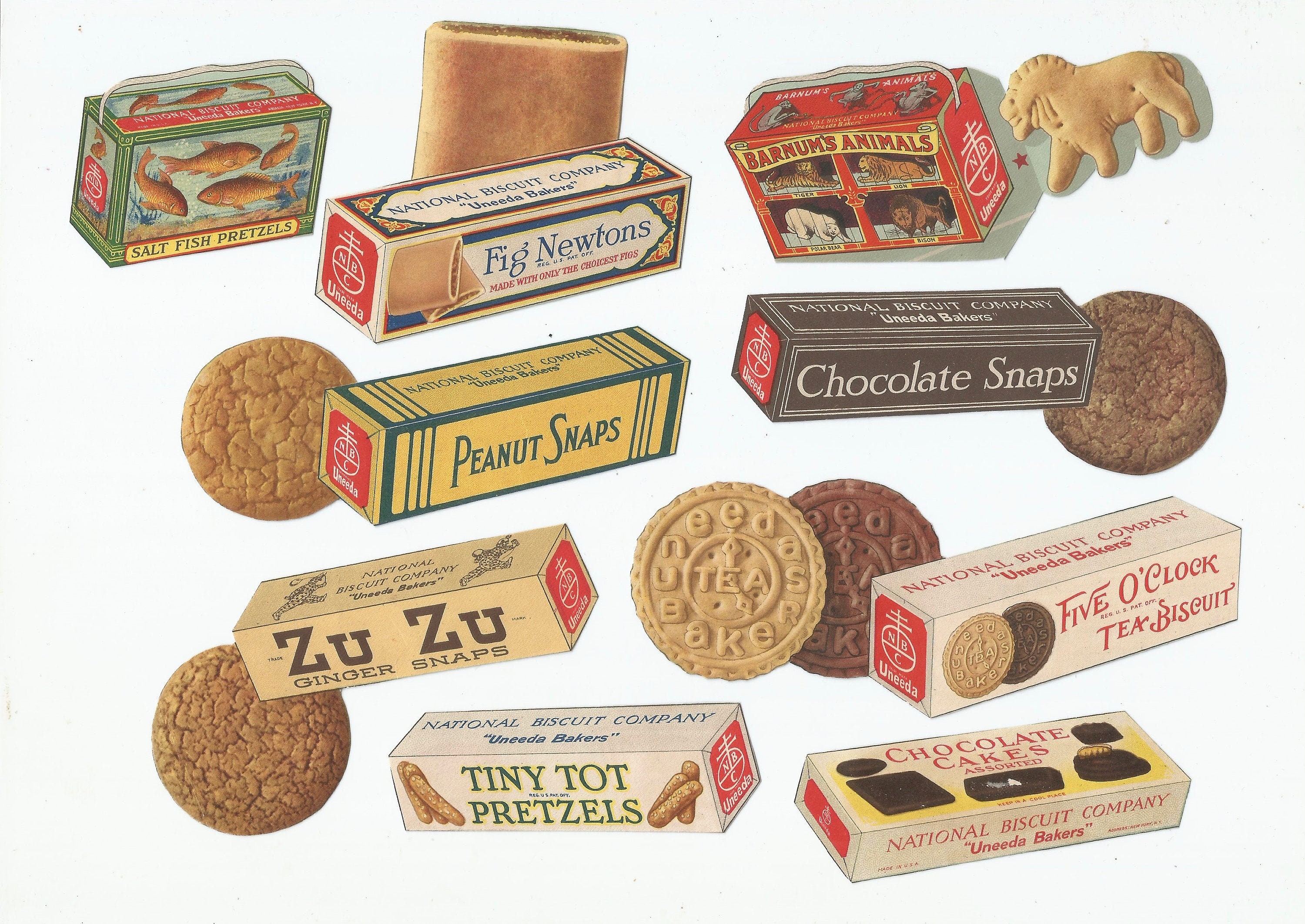 Vintage 1928 National Biscuit Company NBC Nabisco food Etsy