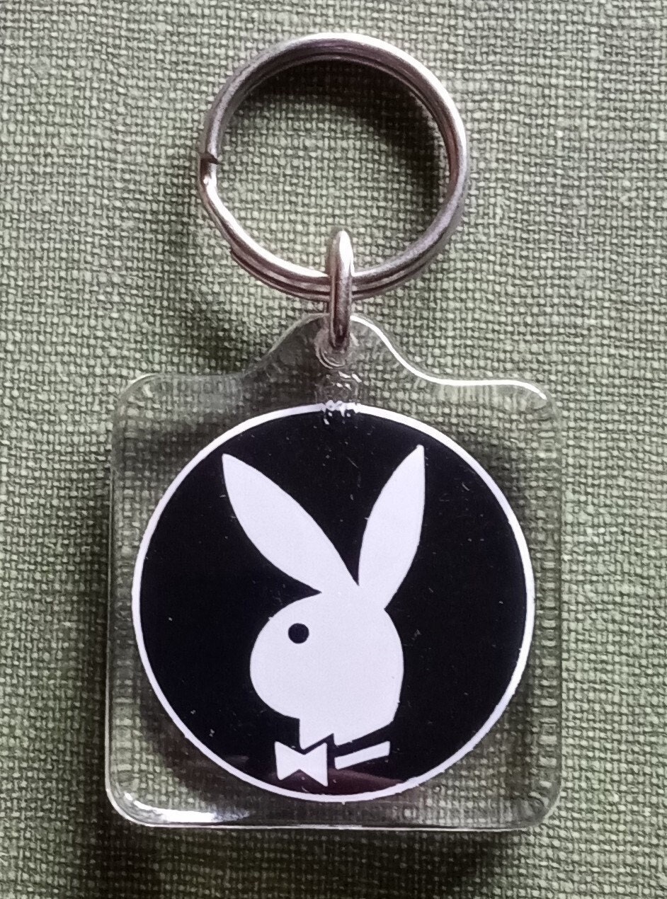 Vintage Playboy Bunny Keychain - Etsy