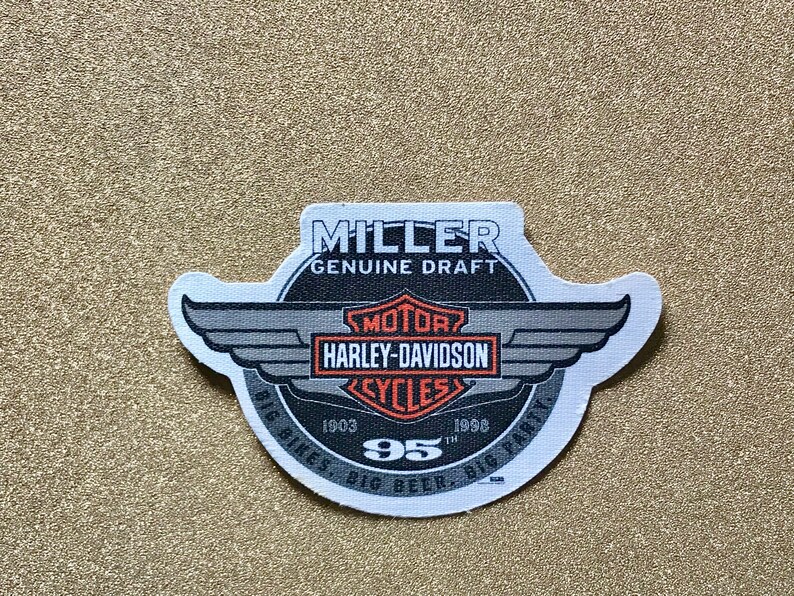 1998 Harley-Davidson 95th anniversary Miller Genuine Draft sticker