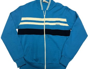 vintage McGregor Mens Track Jacket Large Full Zip Tennis Varsity Vêtements de sport des années 80