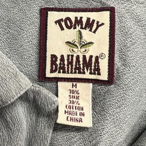 Tommy Bahama Men’s Silk Blend Short Sleeve Button Down Shirt Sage Green Size M image 3