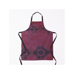 Tie Dye Print Apron, Work Apron, Unisex Apron, Heavy color, Pink