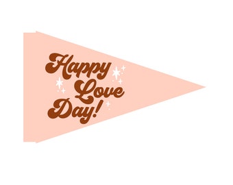 Bandeira do dia dos namorados para impressão - DOWNLOAD INSTANTÂNEO