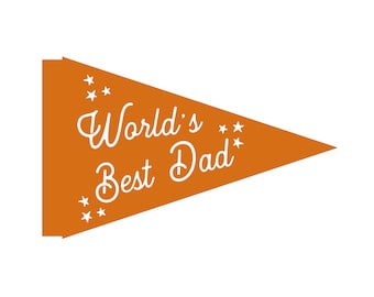 Bandeira do Dia dos Pais para impressão - DOWNLOAD INSTANTÂNEO