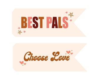 Bandeira do Dia dos Namorados / Dia dos Namorados para impressão - DOWNLOAD INSTANTÂNEO