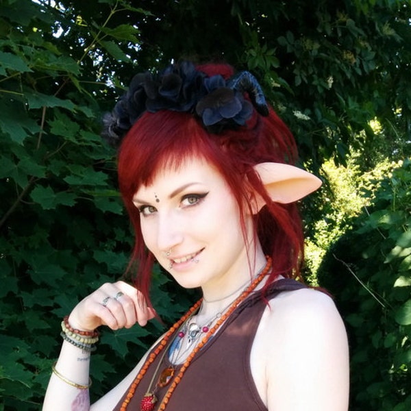 Custom Handpainted Faun Satyr Saga Gelfling Cosplay Elf Ears