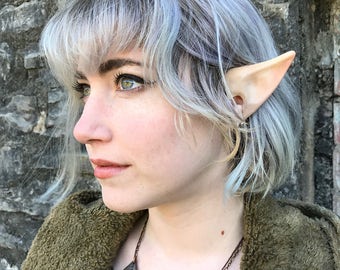 Custom Painted Elf Ears for Anime Fairy Lup Link or Zelda Cosplay and Costumes