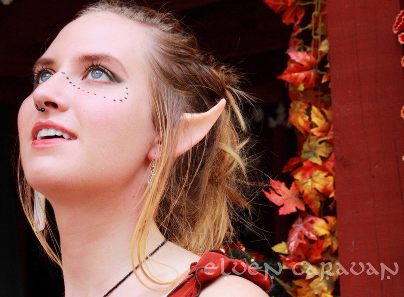 Custom Painted Elf Ears for High Elf Woodland Lord of the Rings Halloween Costumes and Cosplay image 3