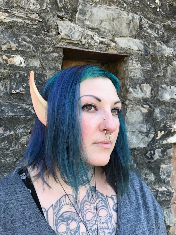 Custom Painted Extra Long Elf Ears for Link Warcraft Night Elf Elf