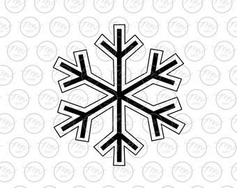 Snowflake svg, Digital Clipart, Files For Cricut, Silhouette Cut Files, Holiday svg, png, Xmas svg, Christmas svg, dxf, clipart, eps, winter