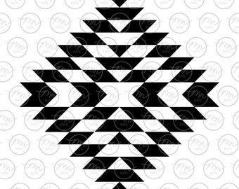 Tribal Pattern Svg, Tribal Print, Digital Clipart, Svg Files For Cricut, Silhouette Cut Files, Sign, Pattern, Aztec, svg, png, eps, dxf,