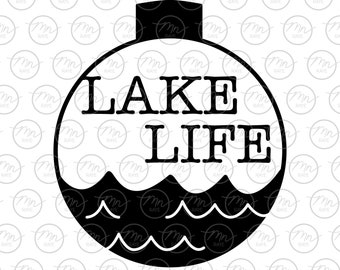 Lake Life Svg, Digital Clipart, Svg Files For Cricut, Silhouette Cut Files, Sayings, Sign, Home, Welcome, House, Lake, Summer, svg, png, eps