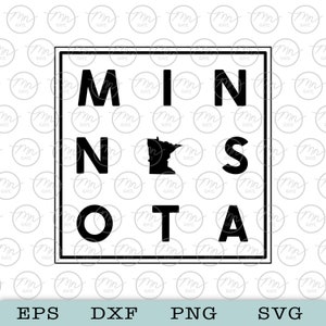 Minnesota svg, MN svg, Outdoor svg, Nature silhouette, svg, png, MN, Minnesota, Silhouette, State, State svg, dxf, phrase, saying