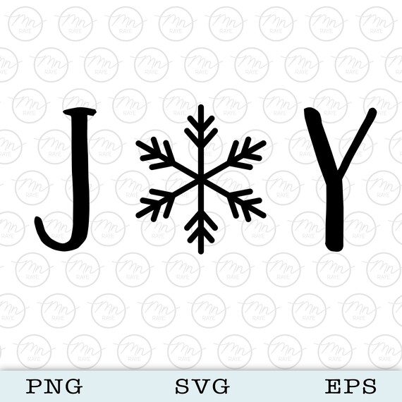 Download JOY svg Digital Clipart Files For Cricut Silhouette Cut | Etsy