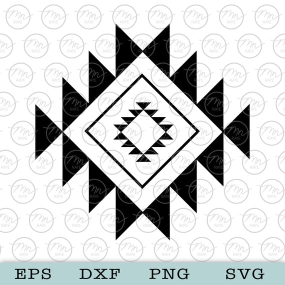 Papercraft Print Cut Files Tribal pattern Cricut Instant Download Aztec ...
