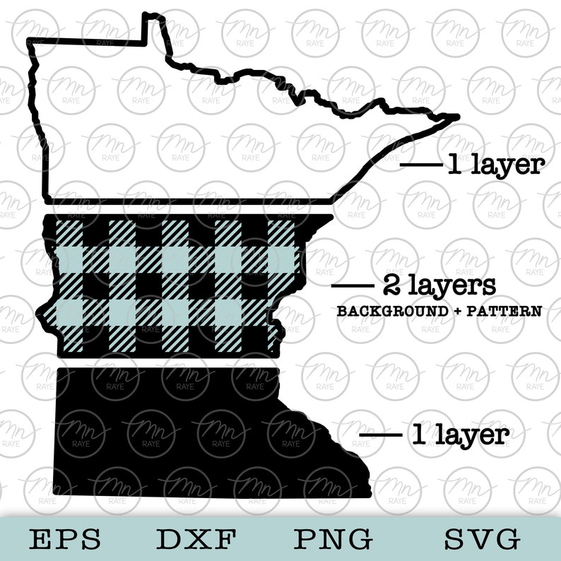 Minnesota svg, MN svg, Plaid svg, silhouette, svg, png, dxf, MN, Minnesota, minnesota plaid, plaid, pattern, pattern svg image 2