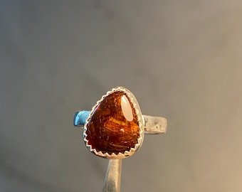 Mexican Fire Agate Drop