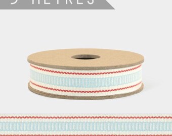 Ladder Stitch East Of India 3m Ribbon Spool Aqua
