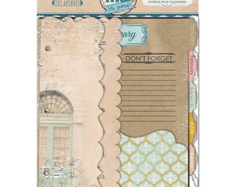 Bo Bunny - Misc Me Collection – The Avenues – Calendar Dividers