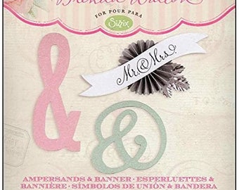 Sizzix - Poinçon Sizzlits esperluette/bannière - 658332