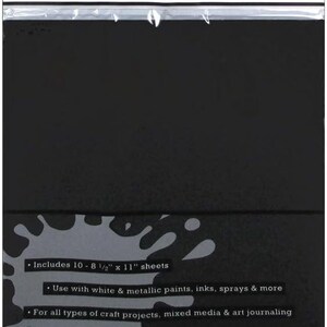 Ranger - Inksstials Schwarzer Karton 8,5 x 11 - 10 Stk