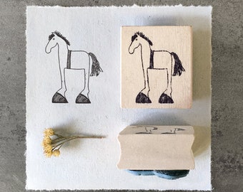 East Of India: Rubber Stamp Collection - Bessie The Horse