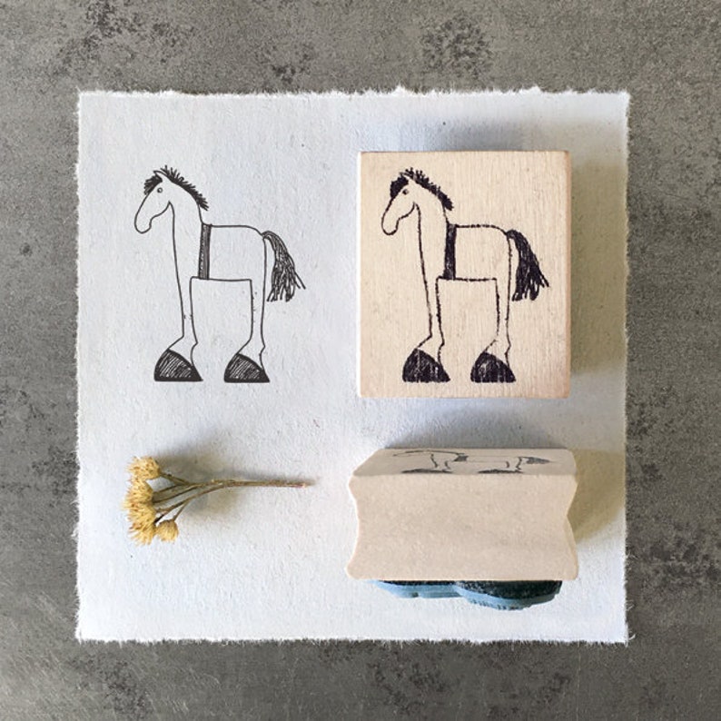 East Of India: Rubber Stamp Collection Bessie The Horse image 1