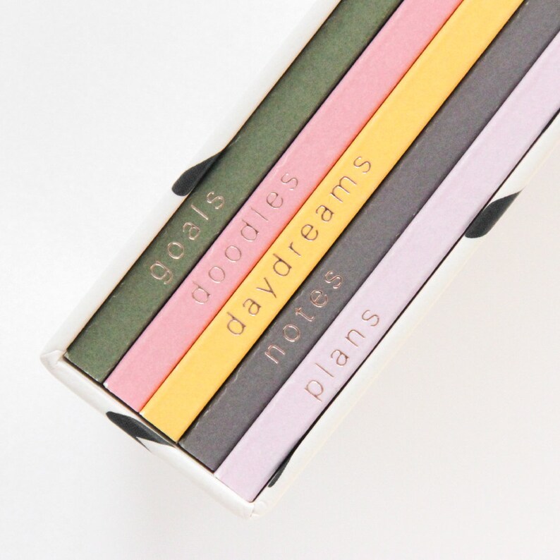 Caroline Gardner Mini Hearts Box of 5 Notebooks