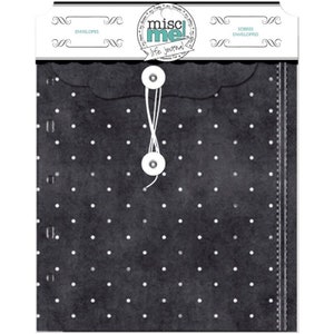 Bo Bunny - Misc Me Collection – Envelopes - Black