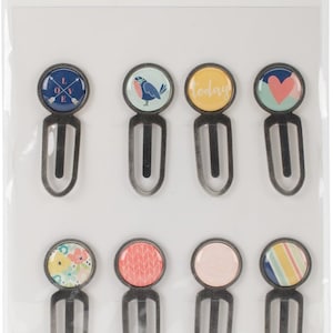 Historias simples - Carpe Diem - Colección Posh - Clips de metal epoxi